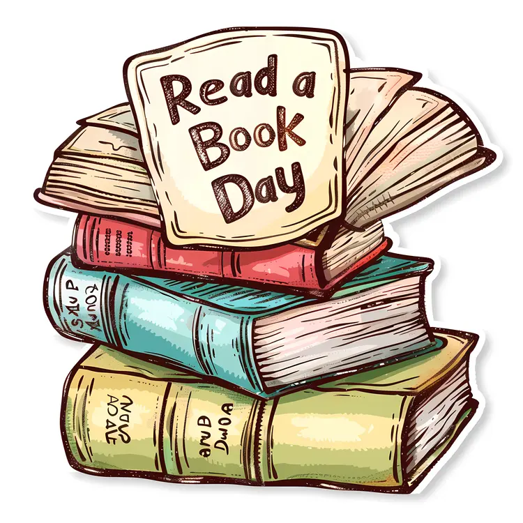 Celebrate Read a Book Day with a Stack of Books