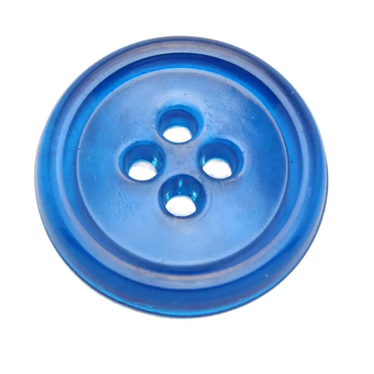 Blue Round Button for Sewing