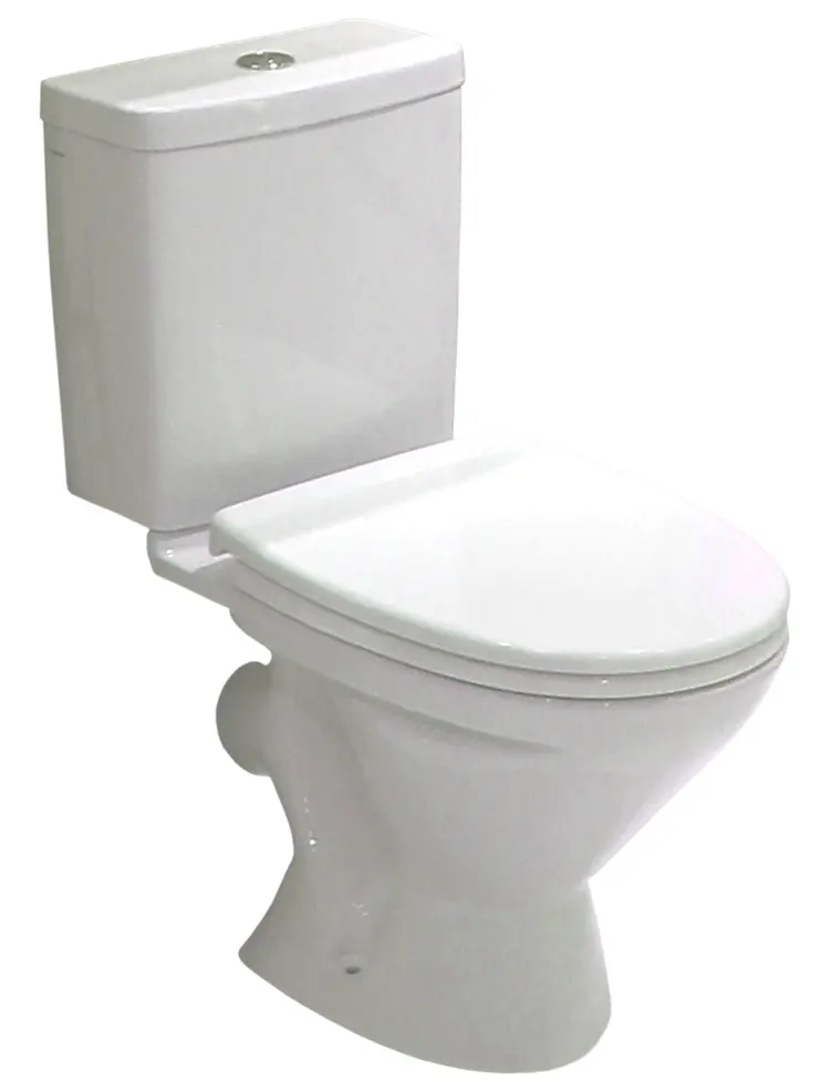 White Ceramic Toilet for Home Bathrooms