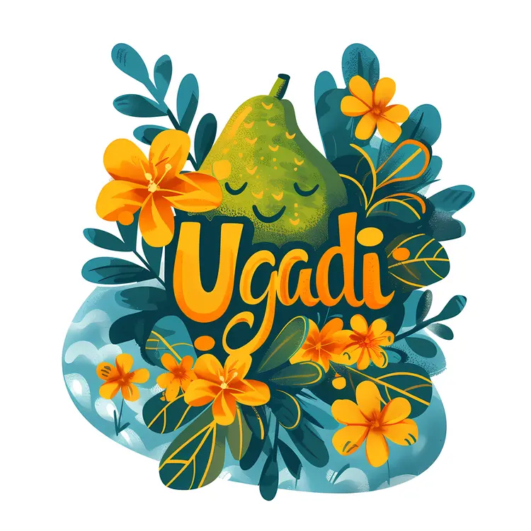 Ugadi Festival with Flowers