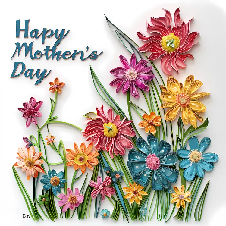 Happy Mother's Day Floral Greeting