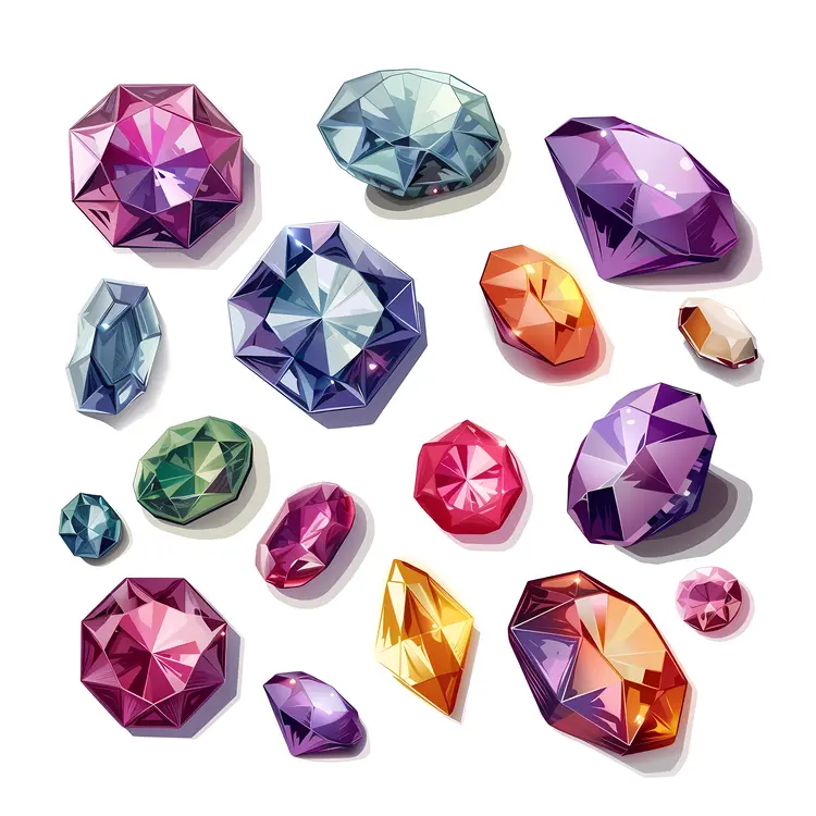 Assorted Colorful Gems