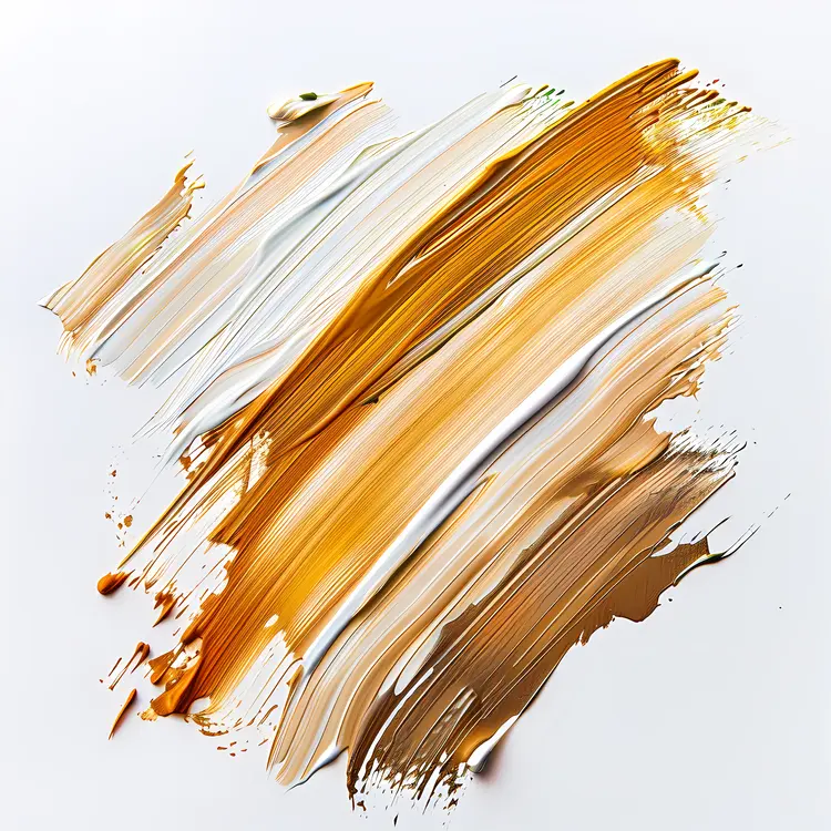 Dynamic Beige Brush Stroke