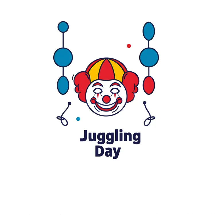 Juggling Clown Illustration