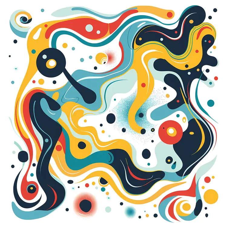 Colorful Abstract Shapes in Modern Design