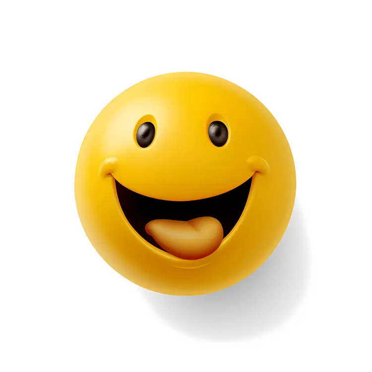 Happy Yellow Smiley Face Emoji