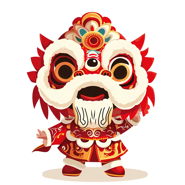 Lion Dance Costume