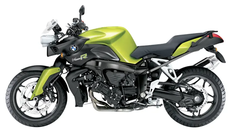 Green BMW Sport Motorcycle