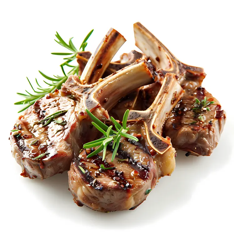 Delicious Grilled Lamb Chops with Rosemary