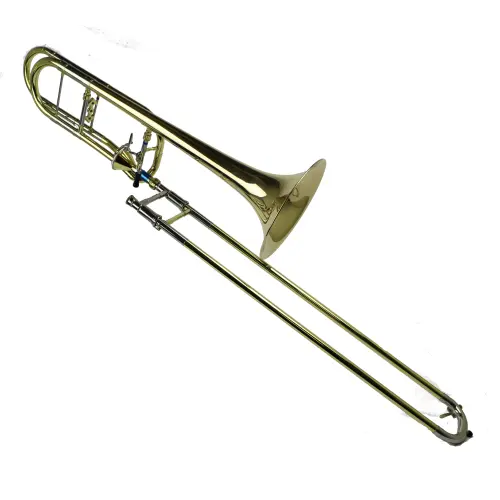 Golden Trombone with Slide