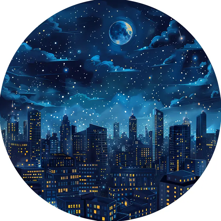 Starry Night Over the City