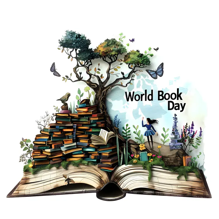World Book Day Fantasy Illustration