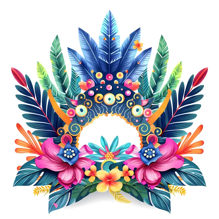 Colorful Floral Arch Decoration