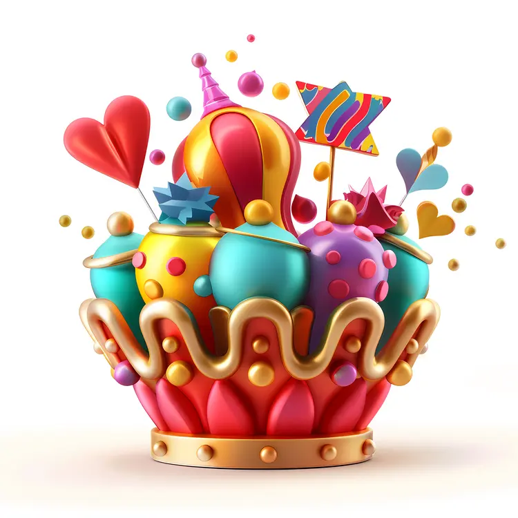 Colorful Decorative Crown