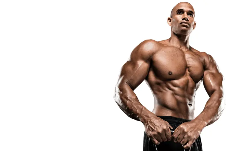 Muscular Man in Fitness Pose