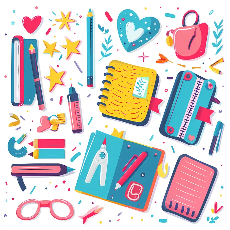 Fun Stationery and Notebook Doodles