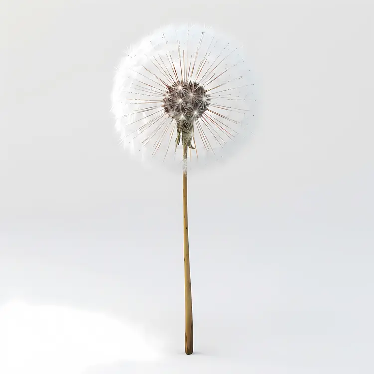 Single Dandelion in Bloom