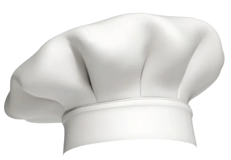 White Chef Hat for Professional Cooking