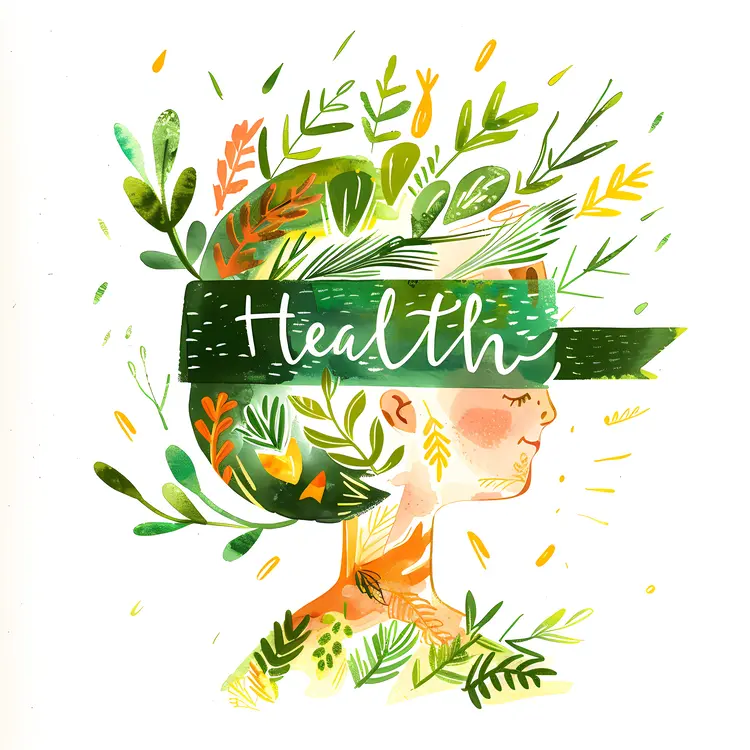 Health Concept with Nature Elements