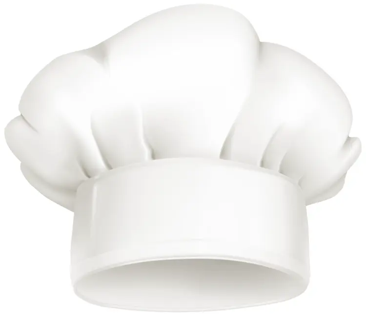 White Chef Hat for Professional Cooking