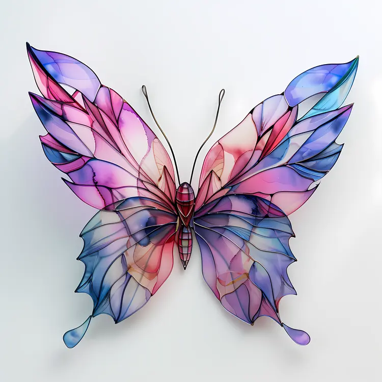 Stained Glass Butterfly