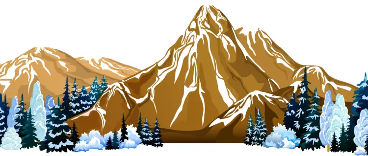 Snowy Mountain Landscape