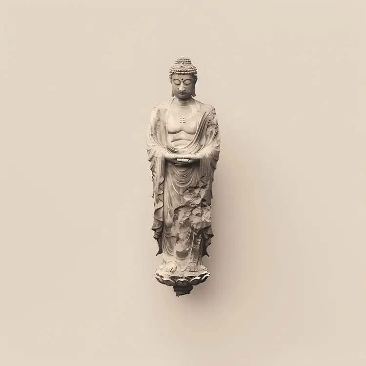 Standing Buddha Statue