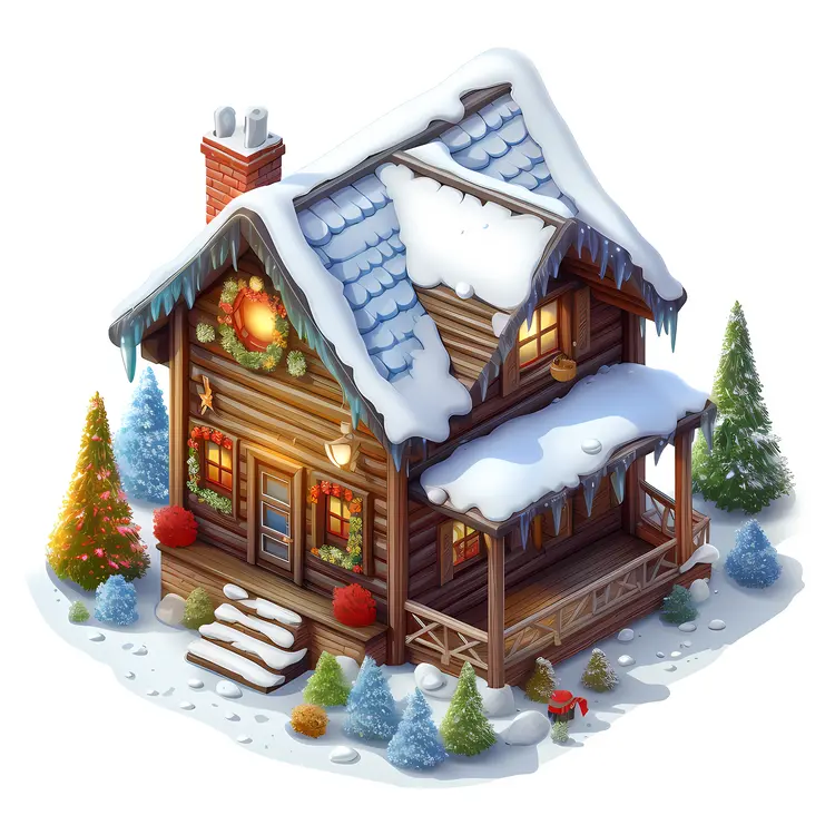 Small cute doodle house