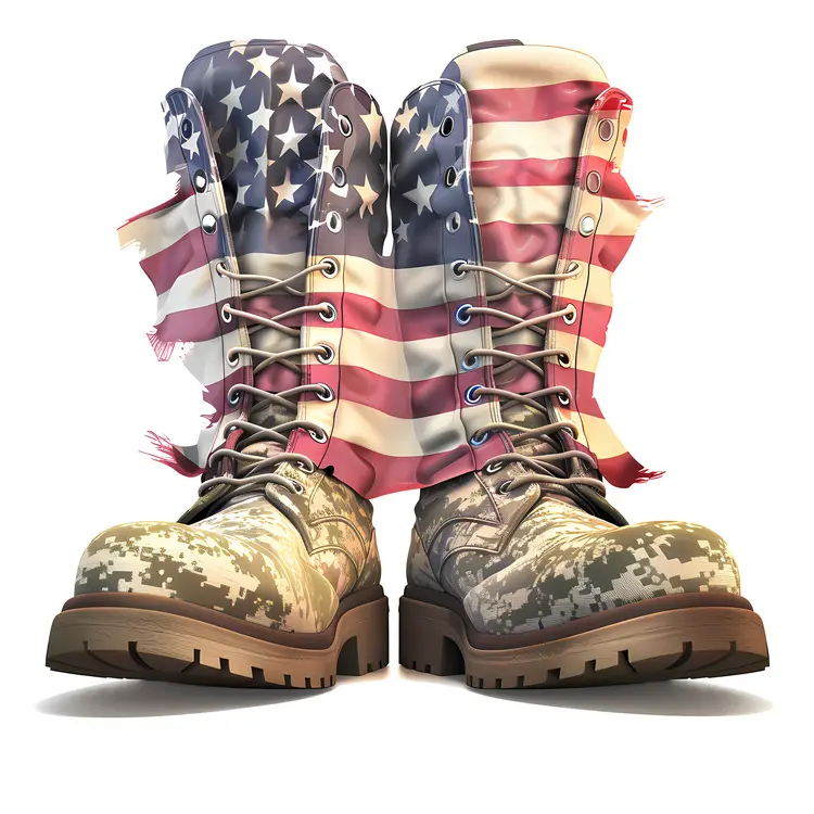 American Flag Boots