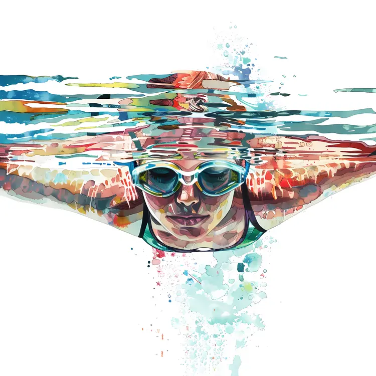 Swimmer Underwater