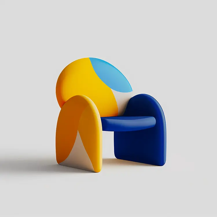 Colorful Abstract Chair