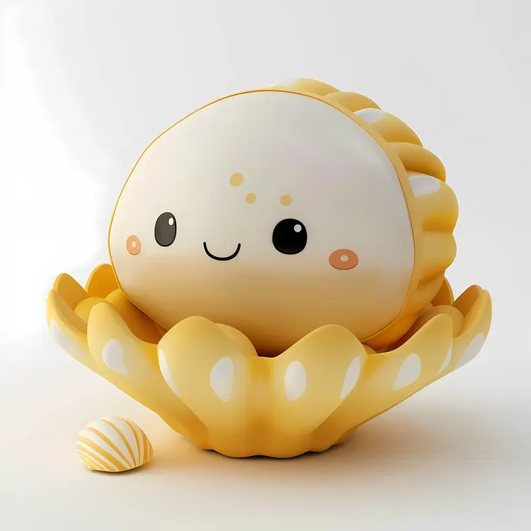 Cute Cartoon Clam Toy