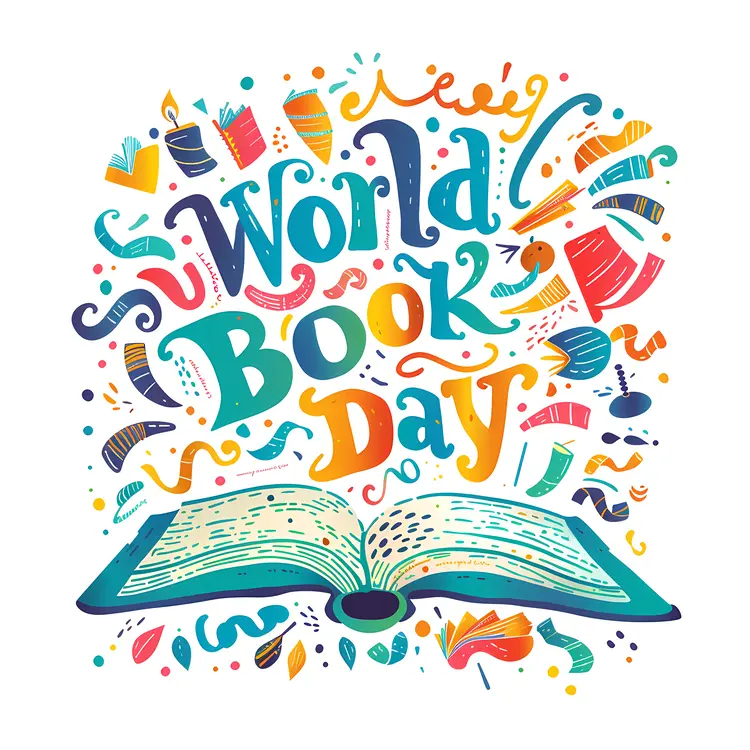 Colorful World Book Day Celebration