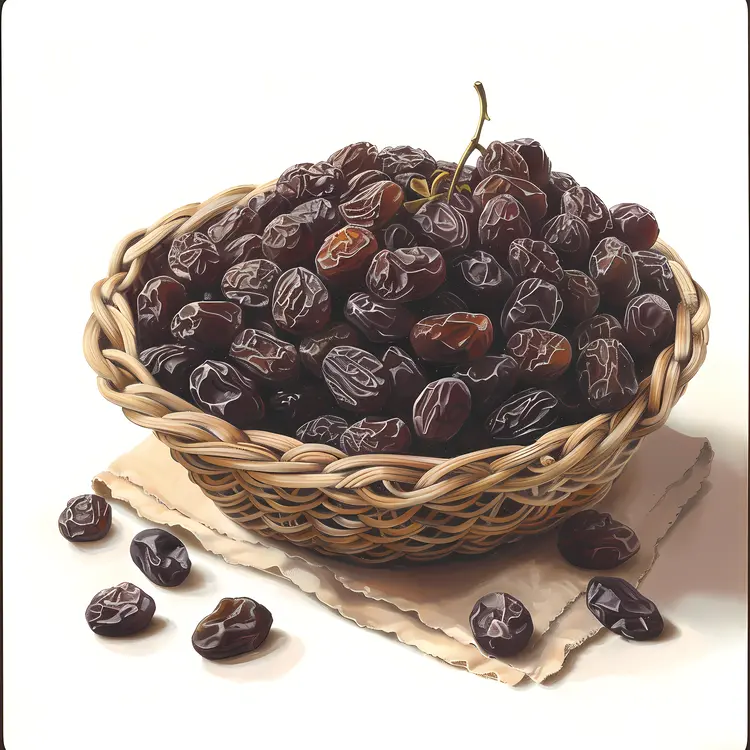 Basket of Dried Dates