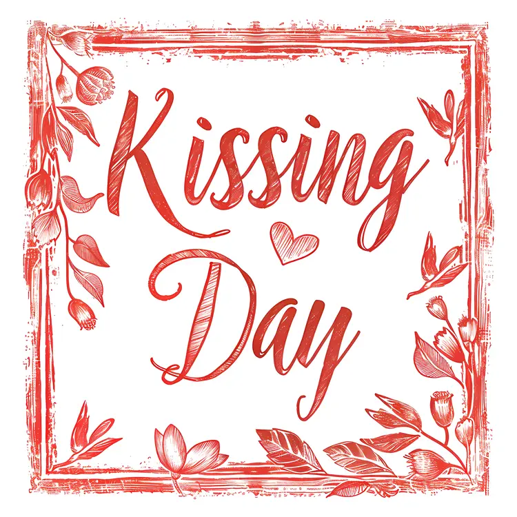 Kissing Day 红色装饰