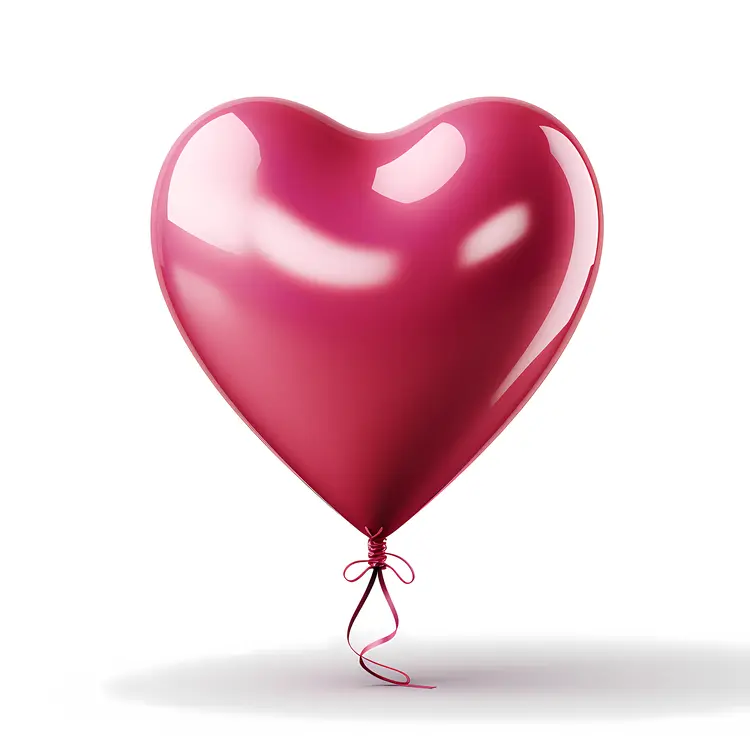 Red Heart Balloon