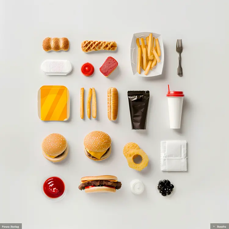 Fast Food Selection with Hot Dog