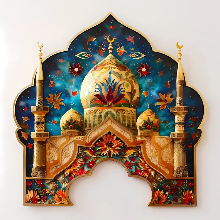 Ornate Mosque Illustration