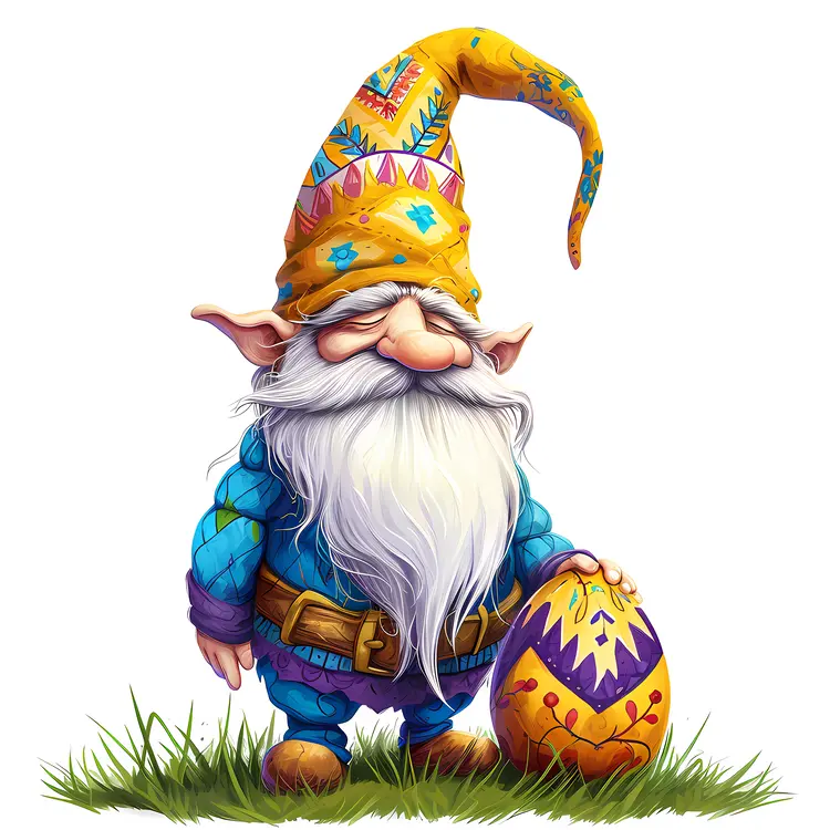Gnome with Easter Egg