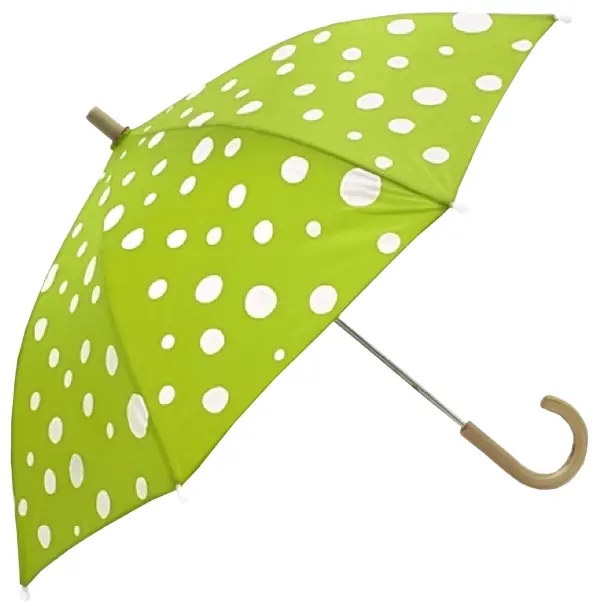Green Polka Dot Umbrella