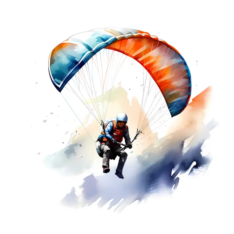 Paraglider in Action