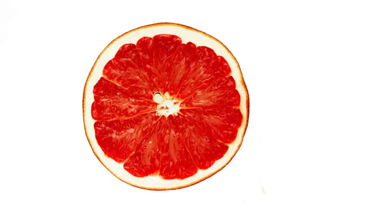 Red Grapefruit Slice