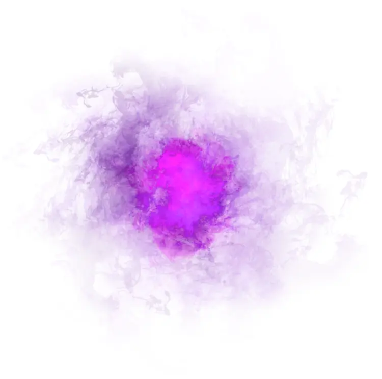 Purple Explosion with Smoke