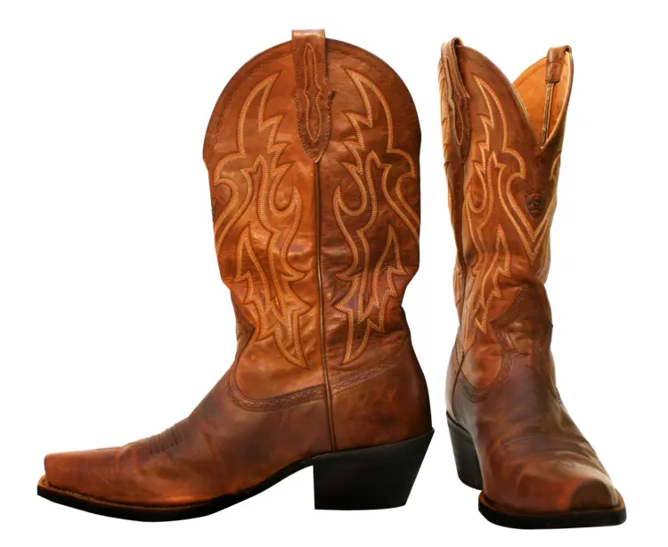 Stylish Leather Cowboy Boots