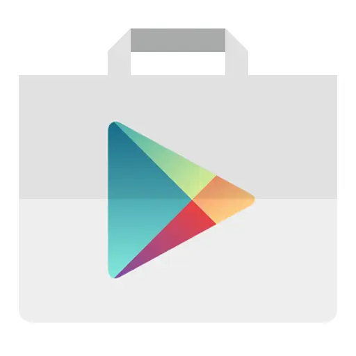 Google Play Store Logo in Flat Design