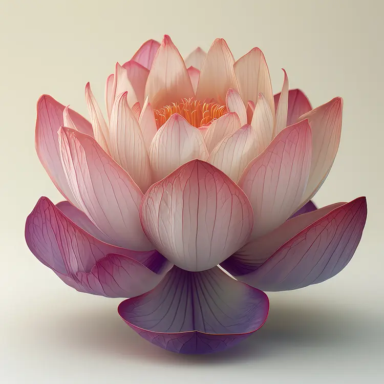 Beautiful Pink Lotus Flower in Bloom