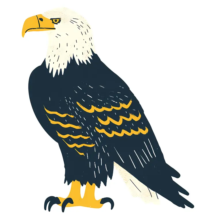 Noble Bald Eagle Artwork