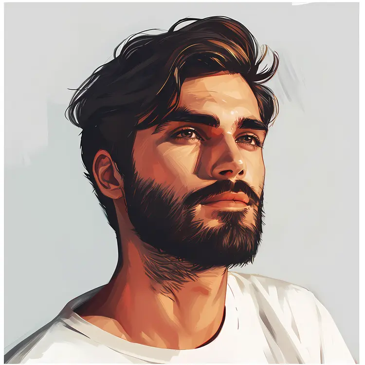 Bearded Man Portrait