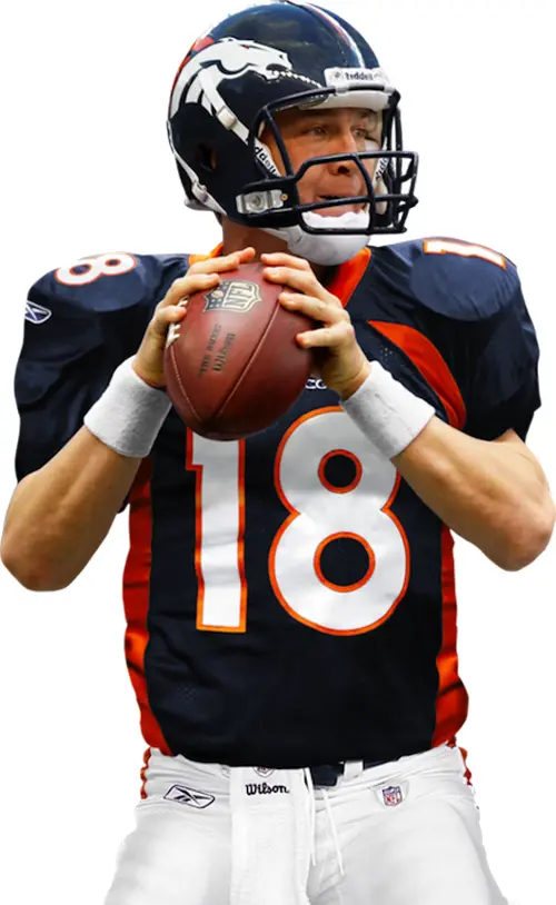 Football Player Preparing to Throw