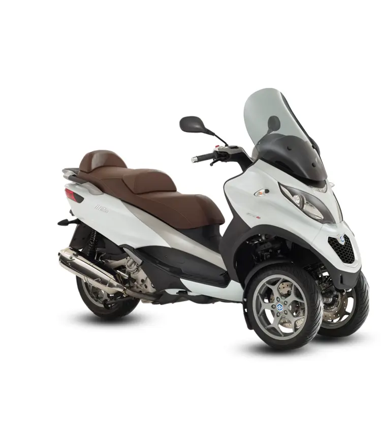 White Scooter for Urban Commuting